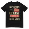 Antitrump Resist Not My President America Flag Vintage Tshirt