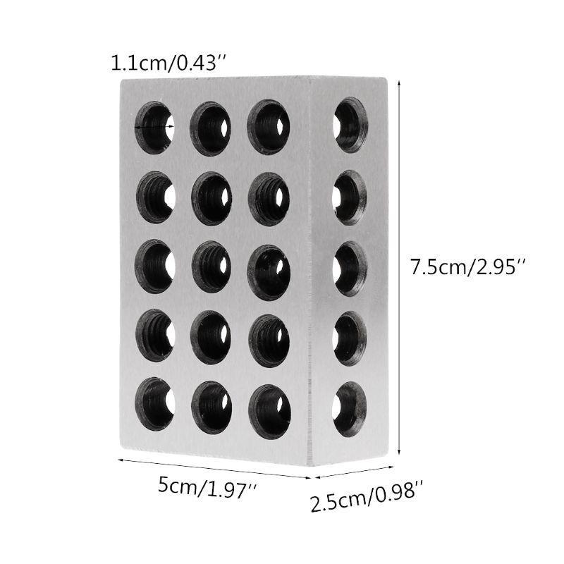 0002" Engineers Blocks Hardened Steel Block Used for Milling Tool 1" x 2" x 3" 2 Packs Compact Sizes