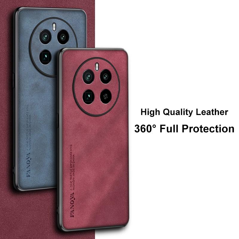 For Realme GT5 Pro Case Luxury PU Leather Phone Case For Realme GT5 Pro 5G Back Cover Silicone Shockproof Full Protection Coque