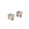 Zhao Lusi-Style Elegant Pearl Flower Stud Earrings for Women - Trendy, Simple, and Luxurious Fashion Accessory