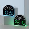 Ambient Light Digital Alarm Clock Temperature Display Desktop Clock LED Clock  Bedroom Use