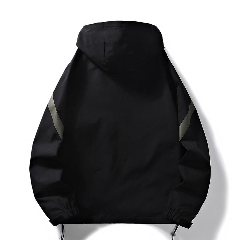 Jacke Herren Frühling und Herbst Trend Locker Werkzeug Outdoor Oberteil Jugendmode Vielseitige Freizeitjacke