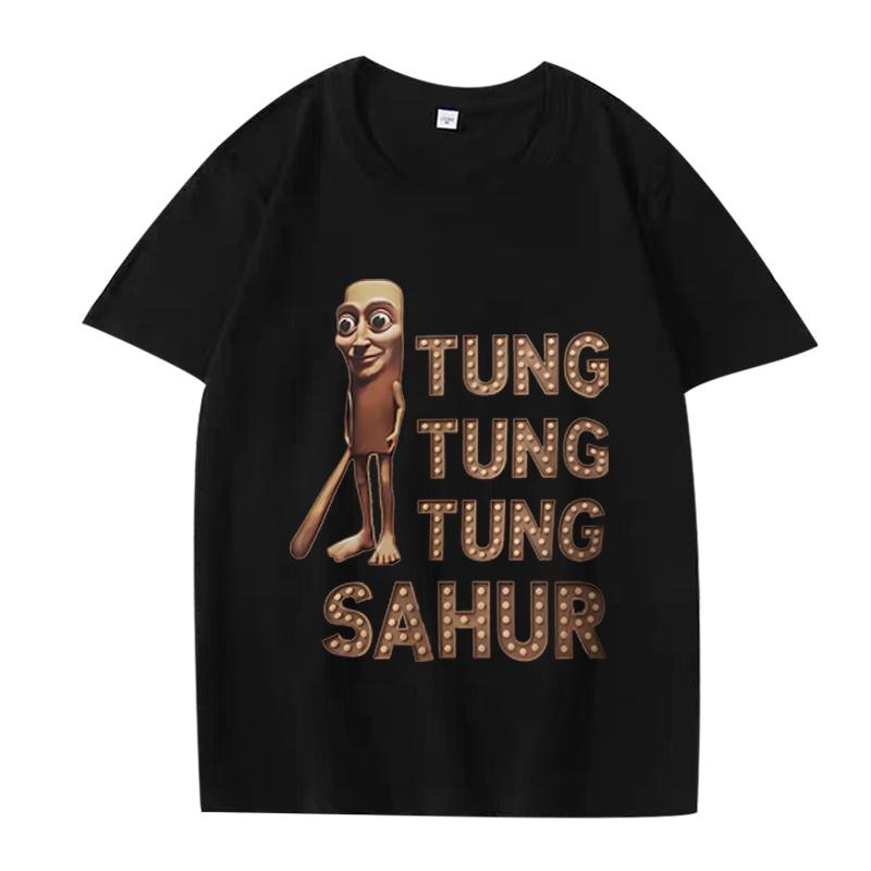 Italian Brainrot Funny Meme T Shirt Men Women Tralalero Tralala Tung Tung Tung Sahur Bombardiro Crocodilo Brr Brr Cappuccino Tee