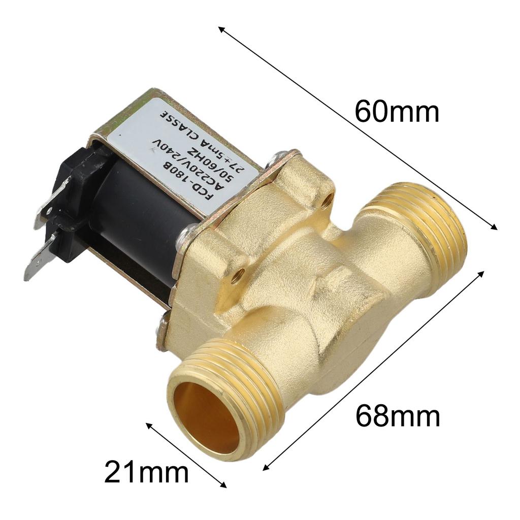 Brass Solenoid Valve 220V for Water Control - Reliable and Effective