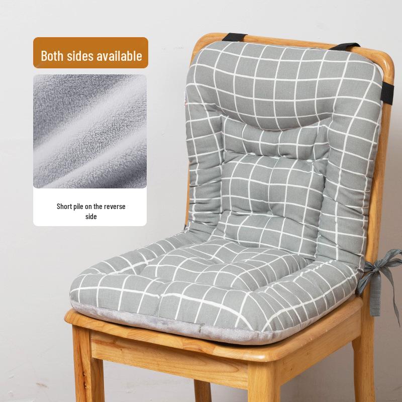 Winter Lounge Chair Cushion: Thick, Soft Seat & Backrest Support for Extended Sitting