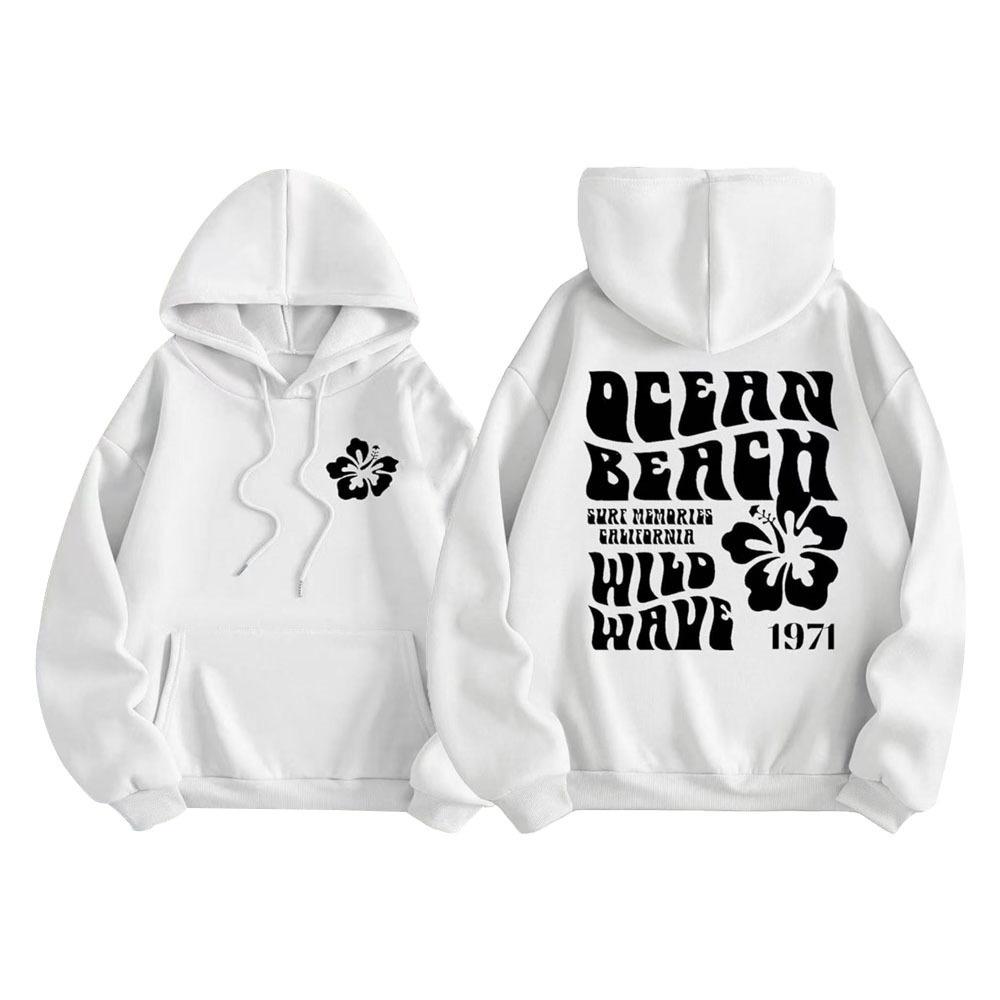 American new cross-border Amazon independent station hooded sweater women's print pullover hoodie sweater long sleeve outer wear