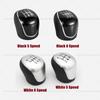 5/6Speed Car Leather Gear Shift Knob for Ford S-Max C-Max Kuga Galaxy Mondeo4 Mk4 Transit Tourneo Connect Focus Auto Accessories