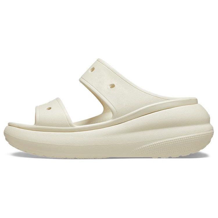 Crocs Puff Clogs EVA Slip-On Noise-Reducing Non-Slip Sandals Women Sandals Bone-White 207670-2Y2