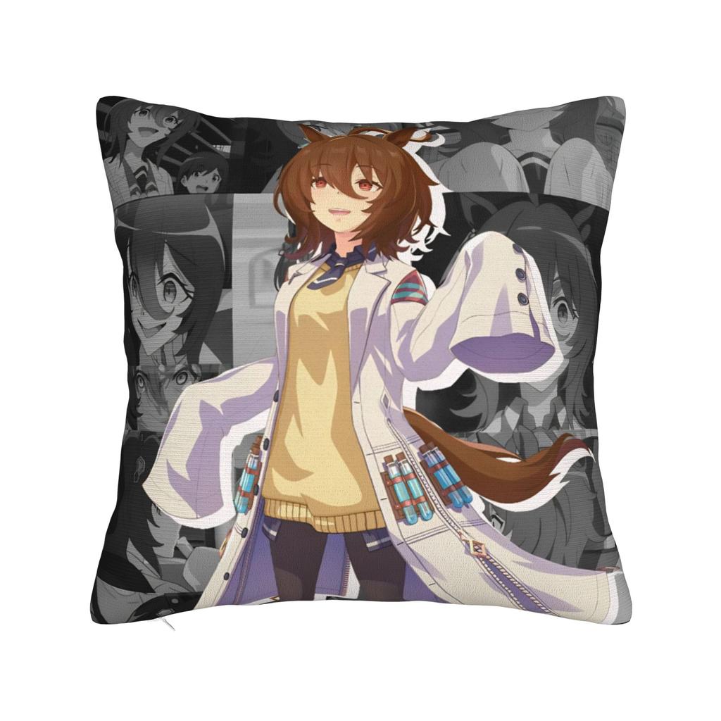 Decorative Pillowcase Umamusume Pretty Derby Anime Accessories Living Room  Throw Pillow Case Cover Square Multi Size