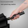 High-end Carbon Fiber Long Handle Umbrella Automatic Enlarged Thickened Storm-resistant Business Advertising Golf Umbrella