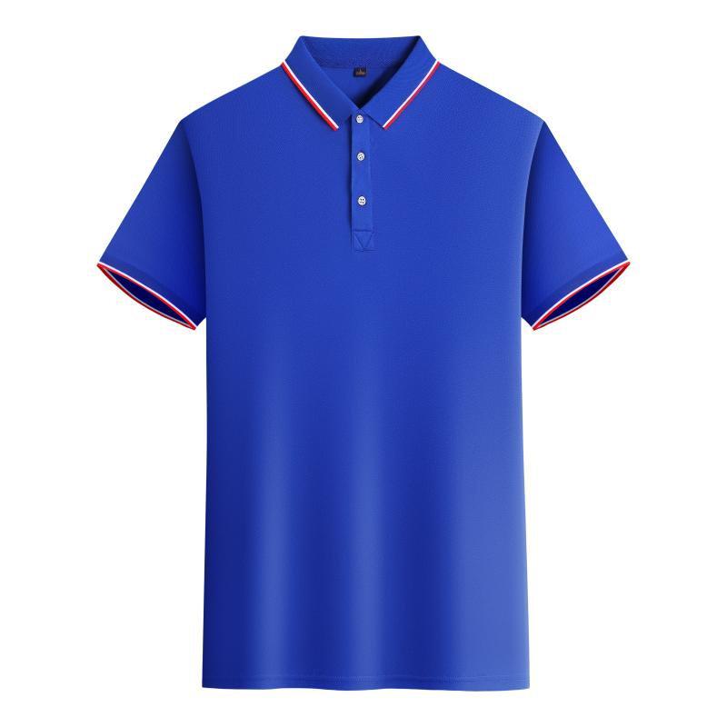Unisex Summer Short-Sleeved Polo Shirts: Ideal for Work Uniforms, Group Events, DIY Customization & Everyday Wear.