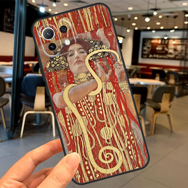 Kiss by Gustav Klimt Case For Xiaomi 13 14 15 Ultra 11T 12T 13T 14T Pro POCO X7 Pro X3 X5 X6 F5 F6 M6 Pro Coque