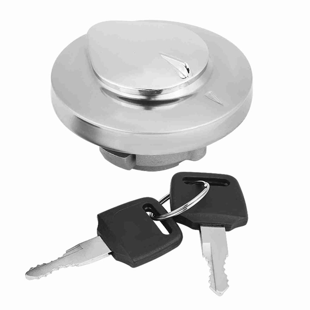 Motorcycle Fuel Gas Cap Tank Cover with 2 Keys for VT750RS Shadow RS 2010 To 2011