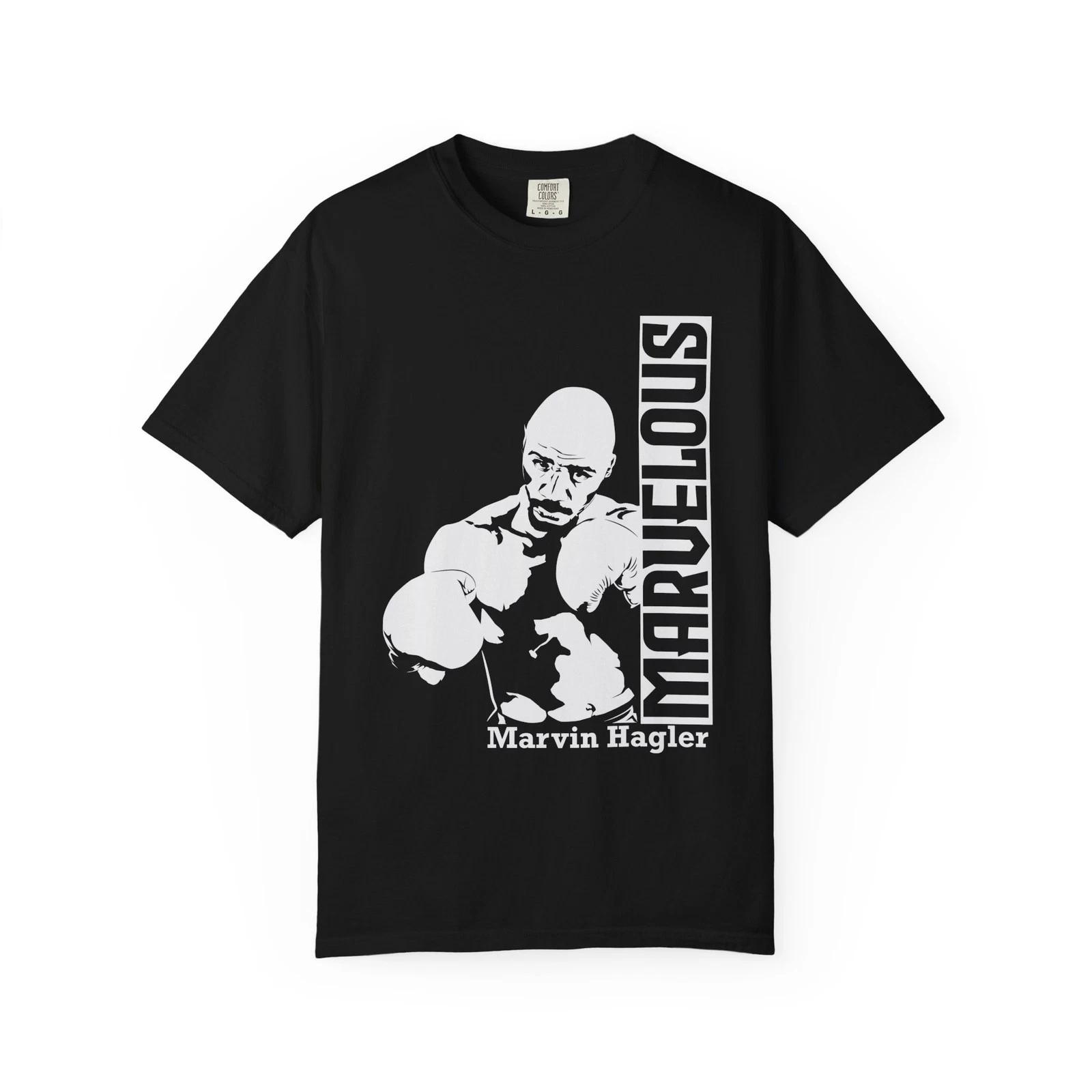 Marvelous Marvin Hagler T shirt Boxing Champion Shirt Hagler-Leonard 80s Boxing 4XL
