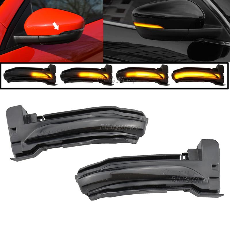 For Ford Kuga MK3 CX482 Escape Auto Parts Dynamic LED Turn Signal Light Rearview Mirror Sequential Indicator