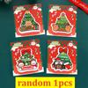 30 Sheets Christmas Tree Shape Sticky Notes Self Adhesive Note Pads Memo Pad Xmas Gift Packing Decorative Labels Stickers