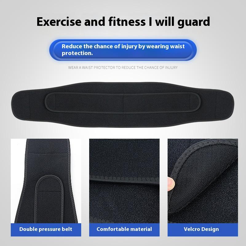 Protecție talie pentru exerciții cu compresie reglabilă, centură de antrenament pentru fitness în aer liber, haltere, alergare, pentru bărbați și femei