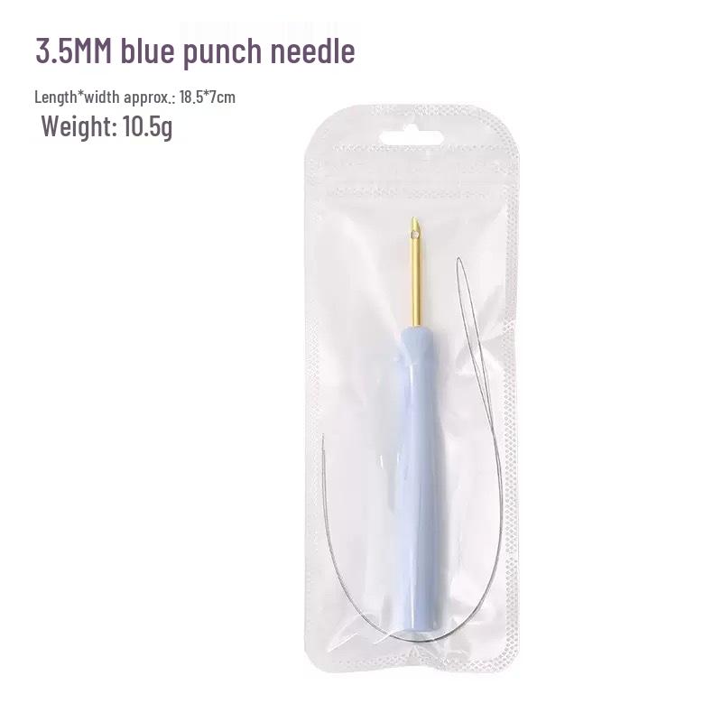 Russian Punch Needle Yarn & DIY Embroidery Tool for Cross Stitch & Coarse Weaving