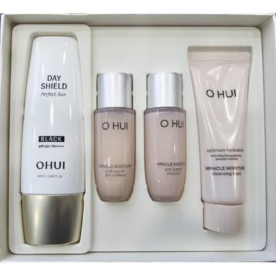 O HUI Day Shield Perfect Sun Schwarz/Rot/Spezialset/Großes Fassungsvermögen, 1 Set