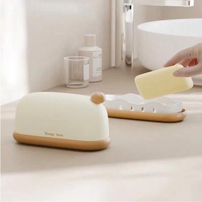 New Christmas Hat Soap Box Sealed Waterproof Travel Special Soap Box Business Travel Carry Cover Mini Soap Box
