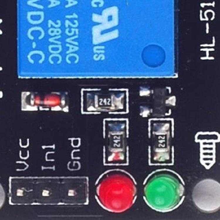 LED Equipped Relays Control Board AC250V Capacity Screw Fixing Holes For Electronics Projects And Automation