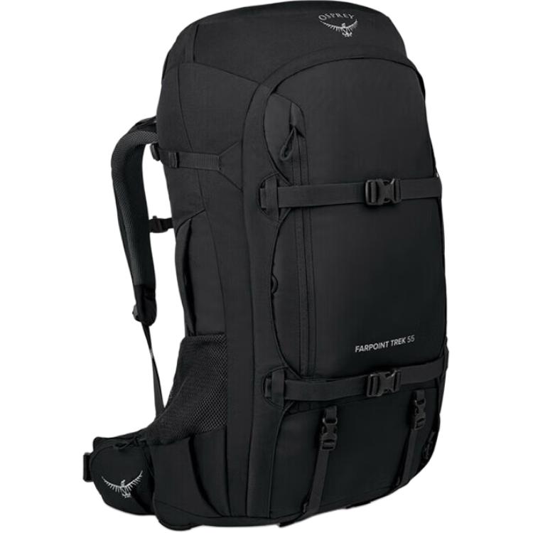 OSPREY 55L Outdoor Bag Mountaineering Bag Recycled Polyester Black Unisex 10003327