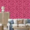 Pink Skin Wallpaper, Powder Pink and Burgundy 50x1000