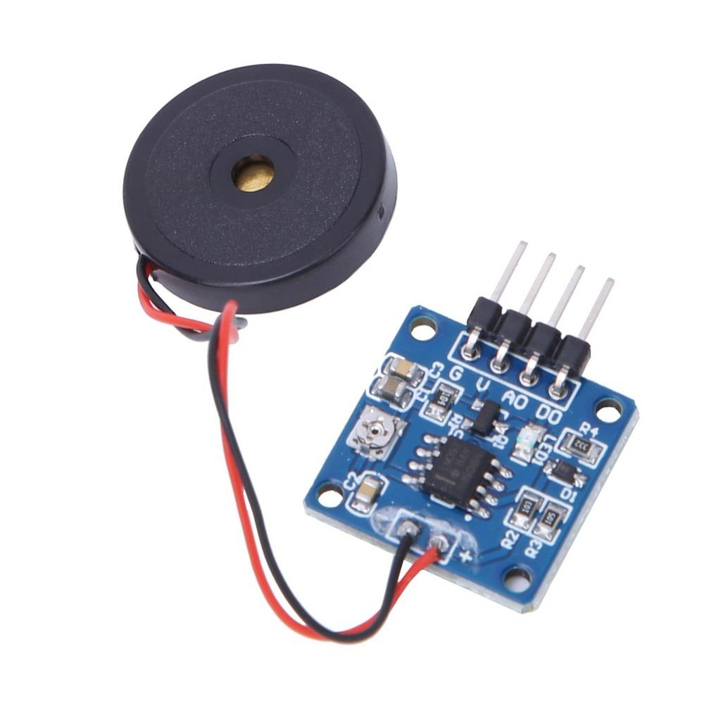 2PCS 5.0V DC Vibration Switch Sensor Module AD/DO Vibration Sensor Module  Electronic Drums
