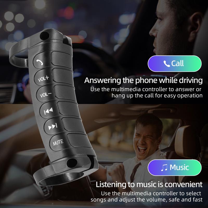 BTG Universell Fjärrkontroll Bil Rattknapp Fjärrkontroll Bilnavigation Multifunktionsomkopplare Knapp för Android