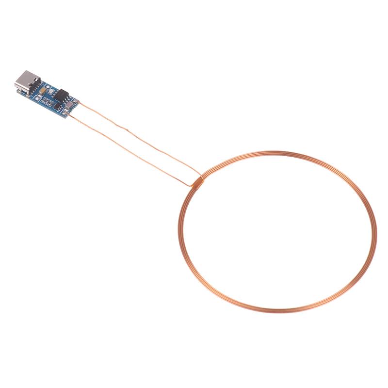 5 szt. DC 5V Bezprzewodowy Nadajnik Zasilania Cewka Odbiornik USB Bezprzewodowy Lampa LED Lampka Indukcyjna Zabawki Modele Robotów Stół Piaskowy