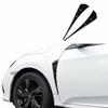 Auto Exterior Side Fender Air Flow Vent Trim Glossy Carbon Fiber Pattern For 10th Gen Civic Sport Modification Styling