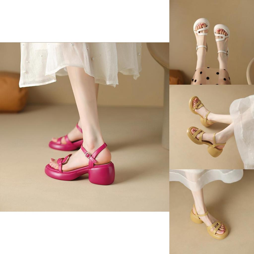 Riemensandalen mit dicker Sohle für sommerlichen Freizeitkomfort Damenschuhe