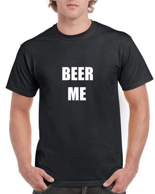 BEER ME T-Shirt Barkeeper Frat Party Geburtstag College Lustiges Schwarzes T-Shirt