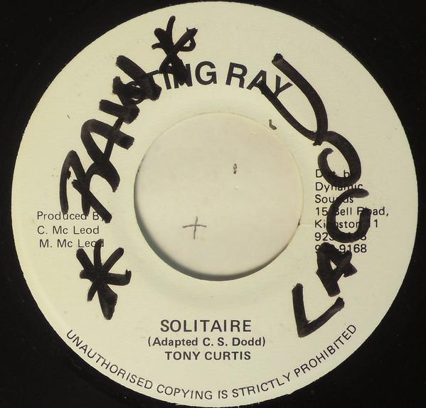 

7inch Record TONY CURTIS Solitaire NONE Sting Ray Jamaica Reggae Ska Dub Used