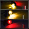 Ygmylandbb Truck LED Side Marker Lamp, 2 LED Double Sided Luminous, Shoulder Light, Side
