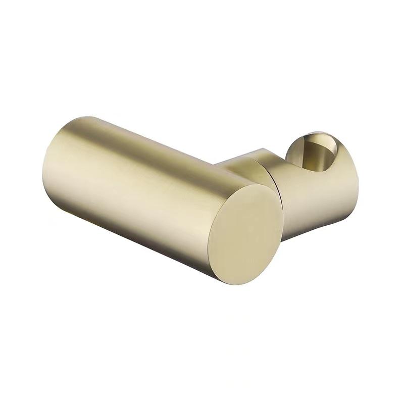 360° Rotating Soild Brass Handheld Shower Spray Head Holder Bracket Wall Mount for Bathroom Hand Sprayer Wand Poilsh Chrome