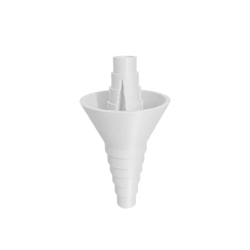 Retractable Liquid Transfer Connector Leak-proof Dispensing Refill Funnel  Household белый
