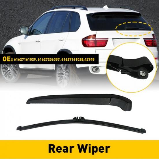 Rear Wiper & Arm Blade For BMW X5 X5M E70 2007-2013 OE 61627161029 61627206357 V