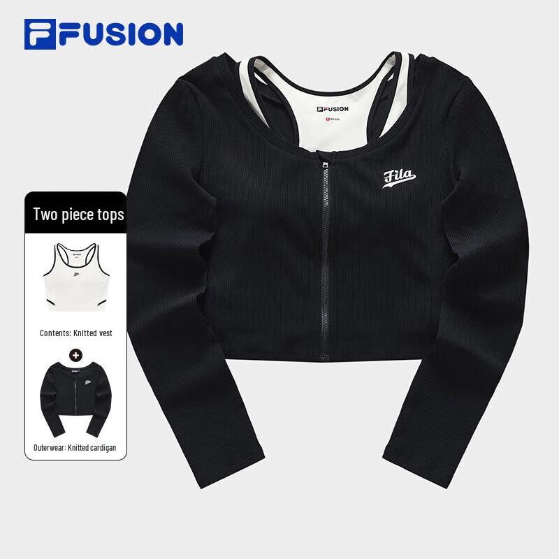 FILA FUSION Women s Two-Piece Casual Vest and Top Set S