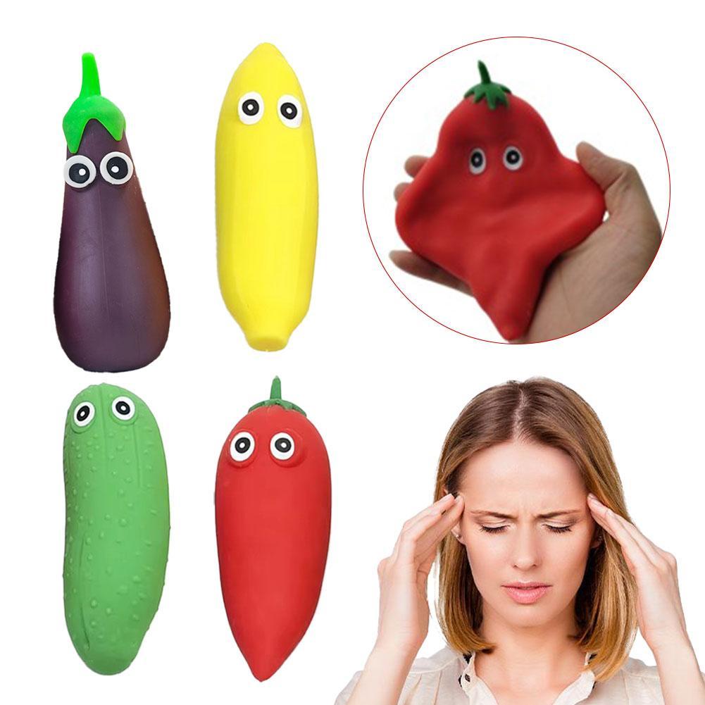 Kawaii Simulated Vegetable Squeeze  Stress Relief Slow Rising Sensory Fidget For Anxiety Adhd Autism Gifts  Adults Gifts