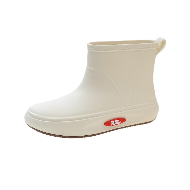 

Модные женские дождевые сапоги, водонепроницаемые и нескользящие, хлопковые, теплые, резиновые сапоги с толстой подошвой, износостойкие 40 бежевый