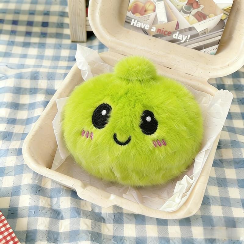 Pendentif Peluche Baozi Coloré 10cm Kawaii Moelleux Porte-clés Bun Vapeur Décoration Sac à Dos Pendentif Nourriture Simulation 10cm-pendant