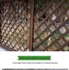 Carbonized Wood Fence and Railing Picket with Climbing Plant Stand for Outdoor Decoration