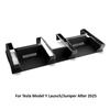 For Tesla Model Y Juniper 2025 TPE Under Seat Corner Guard Seat Slide Rails Protector Cover Anti-Kick Flocking Accessories