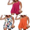 Polyester Splicing Aline Minikleid mit verdrehtem Knoten für den Sommer-Strandurlaub