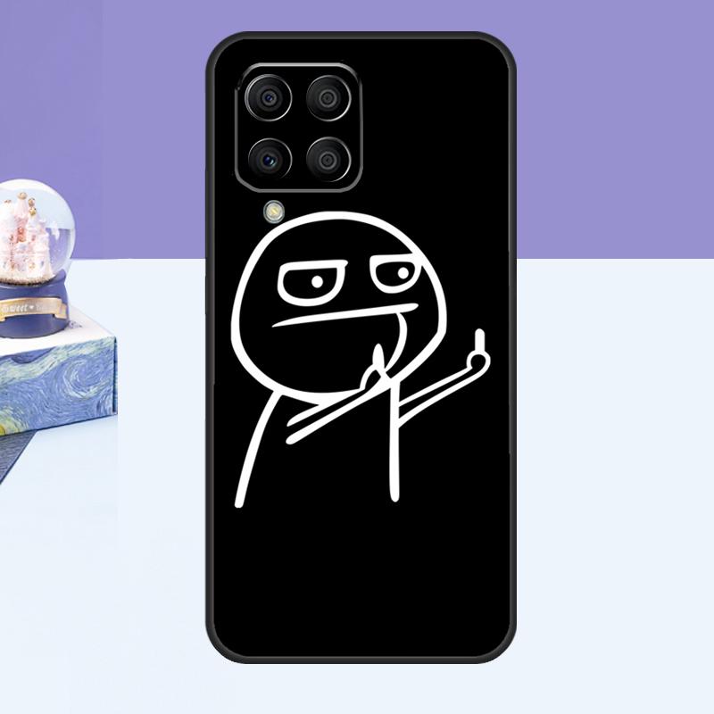

Funny Man Middle Finger Case For Samsung Galaxy M11 M31 M20 M35 M55 M15 M32 M16 M36 M56 M54 M23 M52 M34 M14 M13 M53 Samsung M13 4G