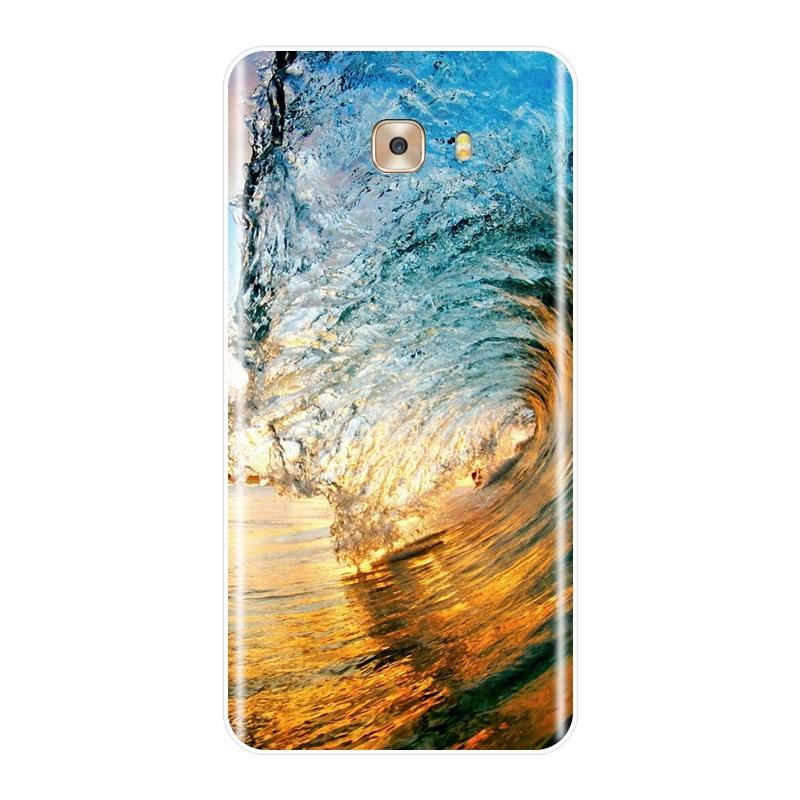 Задняя крышка для Samsung Galaxy C5 C7 C8 Wave Ocean Beach Sea Cool Мягкий силиконовый чехол для Samsung Galaxy C5 C7 C9 Pro Чехол для телефона Galaxy C5