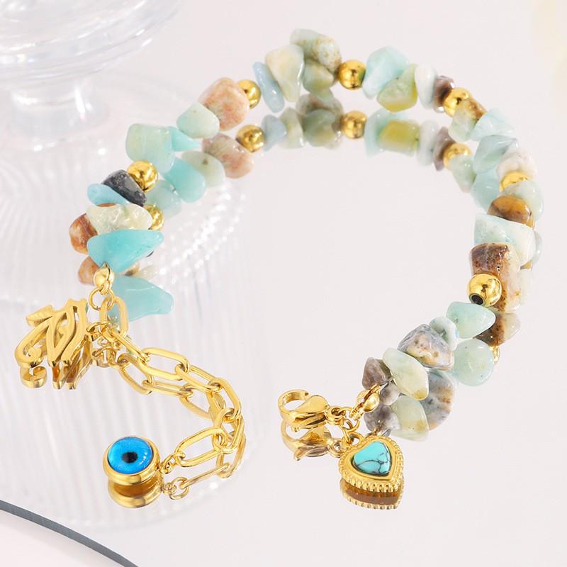 Korean Fashion Titanium Steel Diamond Inlaid Women's Luxury Bracelet