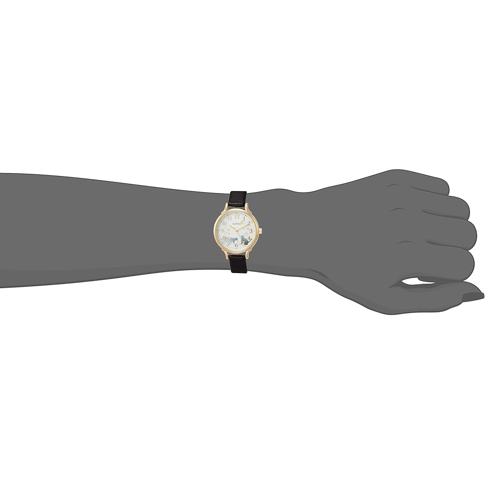 Fieldwork Analog Watch Syrup Leather Strap GY006-5 Women's Black