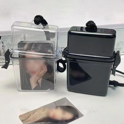 Ins Idol Fotokarten Aufbewahrungsbox Kpop Idol Fotokartenhalter Boxen Kawaii Albumhülle Behälter Tragbare Hüllen Aufbewahrungsbox
